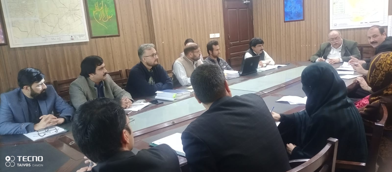 Meeting regarding Review of Up-gradation of THQ Hospital Matta 